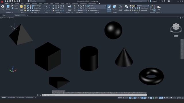 28. Basic 3D Shape Tools and Visual Styles смотреть онлайн
