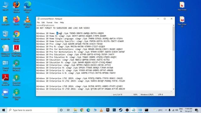 How to Activate Windows 10/7/8/ Vista With Command Prompt | Only In 10 Sec | No App needed | смотреть онлайн