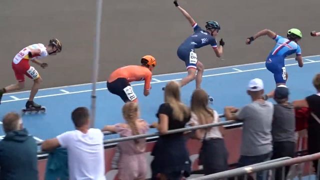 1000m youth men 1/2 final 2 (European Championships Inline Skating 2018) смотреть онлайн