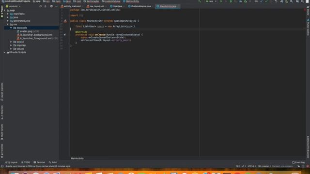 Android studio Custom Listview (Özelleştirilmiş Liste) part: 2/2 смотреть онлайн