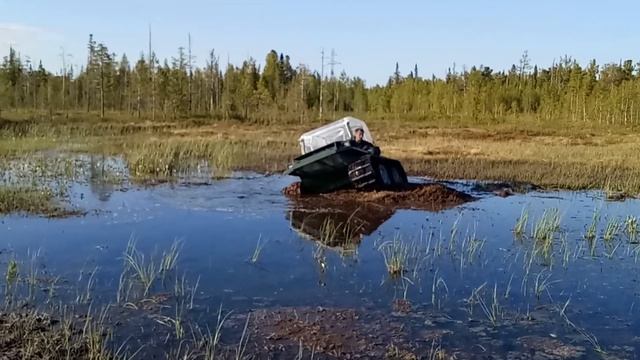 Вездеход БОРУС торфяная яма ч.1 смотреть онлайн