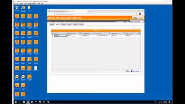3CX On Call Manager by VoIPTools | Live demo смотреть онлайн