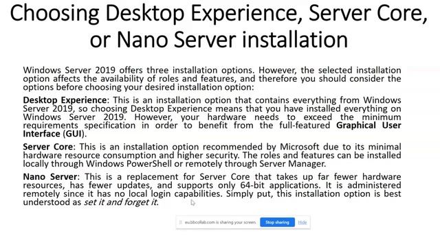 Week2 Install Windows Server 2019 смотреть онлайн