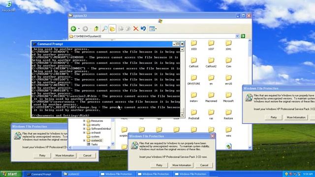 Destroying Windows XP by deleting the C:\ drive смотреть онлайн