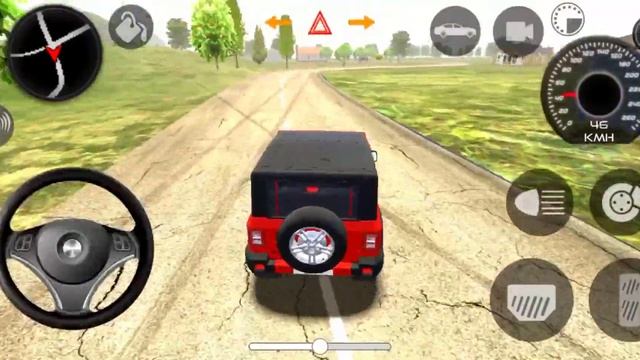 Dollar song modified mahindra red Thar 👿 ||indian cars simulator 3d || android gameplay смотреть онлайн