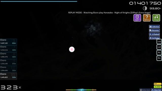 Hanataba - Night of Knights [DJPop's Extra Stage] +EZHDDT FC (93,15%, 385pp, 7,1★) смотреть онлайн