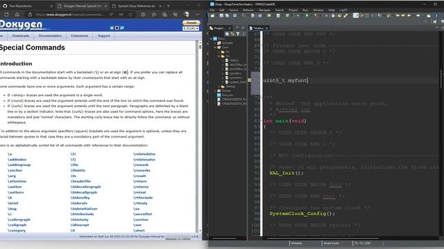 Doxygen - STM32CubeIDE - Github Pages смотреть онлайн
