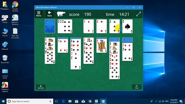 Guide play (klondike) Microsoft solitaire collection windows 10 Version 1709 ✅ смотреть онлайн