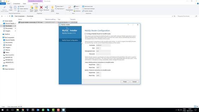 Instalação SGBD MySQL no Windows 10 смотреть онлайн