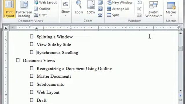 Word 2010 Switching Windows смотреть онлайн