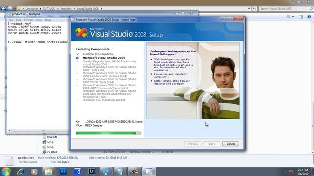 Install Microsoft Visual Studio 2008 for programming in c# and vb.net смотреть онлайн