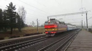 ЧС4т-374 с поездом Новосибирск-Брест