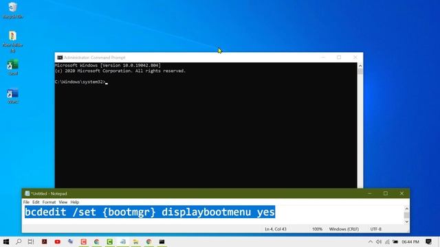 How To Enable Classic F8 Boot Menu In Windows 10 смотреть онлайн