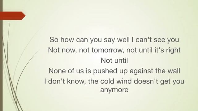 Fleetwood Mac | No Questions Asked (Lyrics) смотреть онлайн