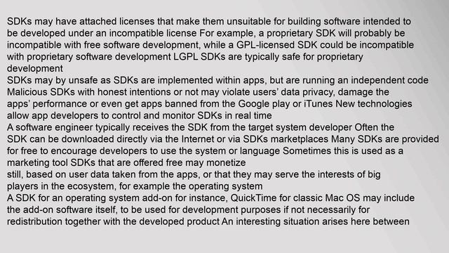 Software development kit смотреть онлайн