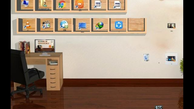 How to make a Beautiful Classic 3D Desktop in Windows 7 in urdu tutorial смотреть онлайн