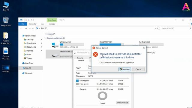 How to rename drives in windows pc | Ahsan Tech Tips смотреть онлайн