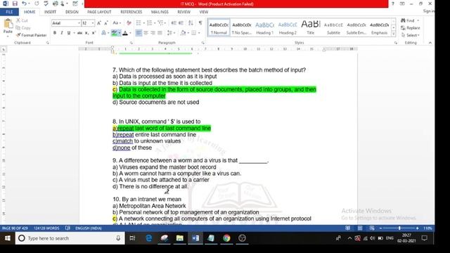 Episode 28 MCQ for JoAiT, CO, Programmer HPSSC Topic:- Network, OSS смотреть онлайн