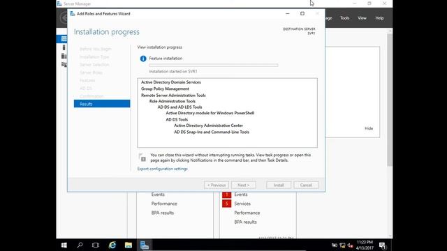 Install Active Directory In windows server 2016 смотреть онлайн