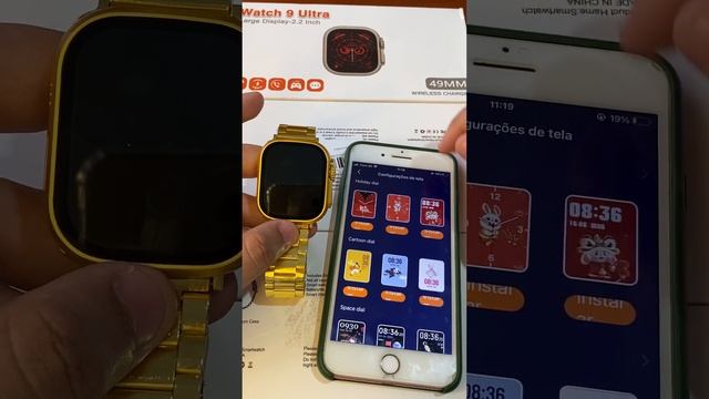 COMO CONFIGURAR E CONECTAR SMARTWATCH T10 ULTRA ( POR FOTO NA TELA ) смотреть онлайн