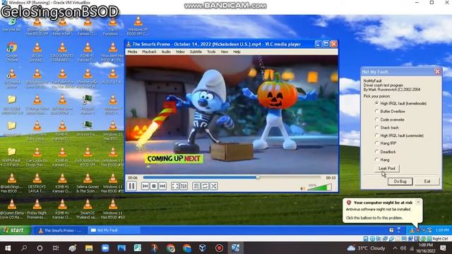 The Smurfs Promo - October 14, 2022 (Nickelodeon U.S.) Has BSOD VM (Windows XP) смотреть онлайн