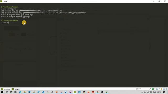 configure aws cli смотреть онлайн