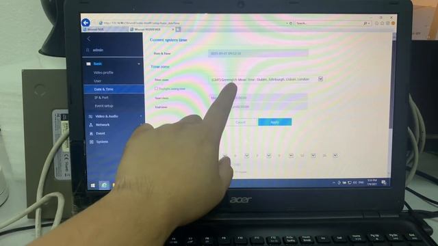 Wisenet Camera sync time with Wisenet NVR. Wisenet NVR as NTP Server. Setup Configuration. смотреть онлайн