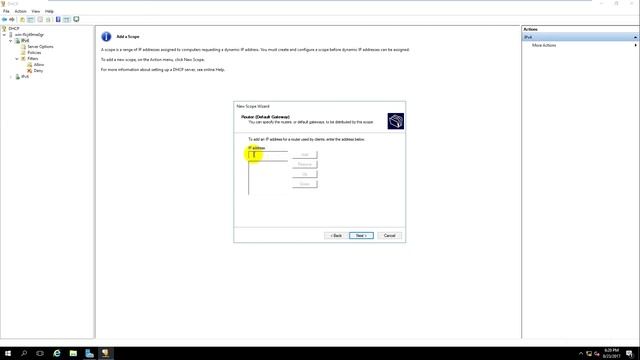 Configure DHCP on Windows Server 2016 смотреть онлайн