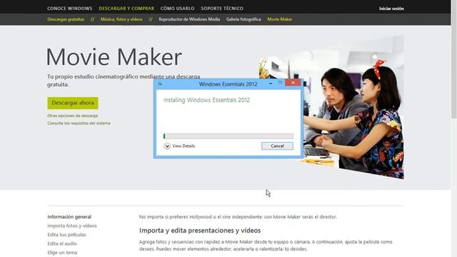 Como instalar Movie maker en Windows 8 смотреть онлайн