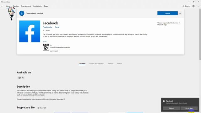 Facebook Always open | Facebook App for PC and Laptop | Windows 10 | Windows 11 смотреть онлайн
