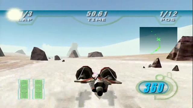 Star Wars Episode One Racer, Boonta Training Course. смотреть онлайн