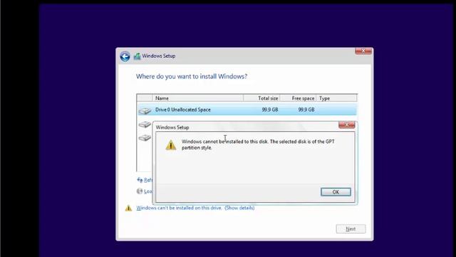 How to FIX GPT Partition Style on Windows 10 installation? смотреть онлайн