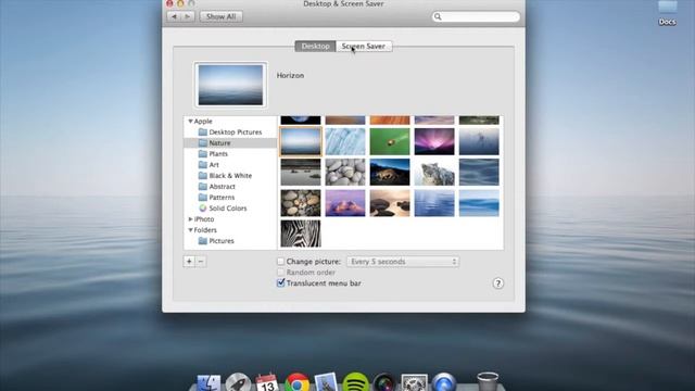 Desktop Background & Screen Saver Tutorial Mac OSX смотреть онлайн