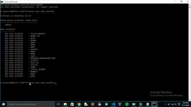 Finding the wifi passwords using command prompt in windows. смотреть онлайн