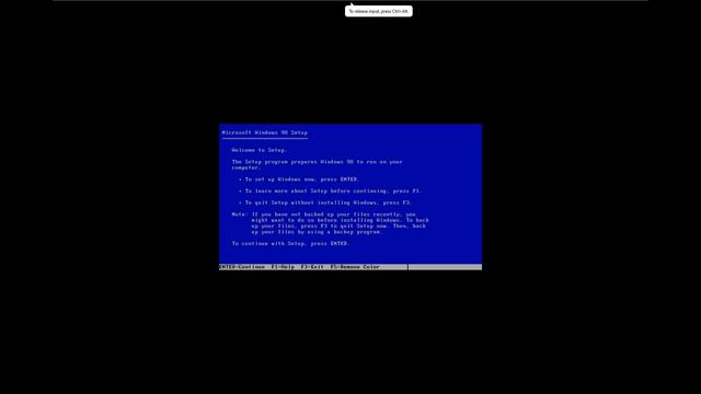 How to install windows 98 on VMware смотреть онлайн