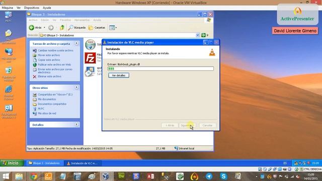Instalación de VLC Media Player (software multimedia) en Windows XP смотреть онлайн
