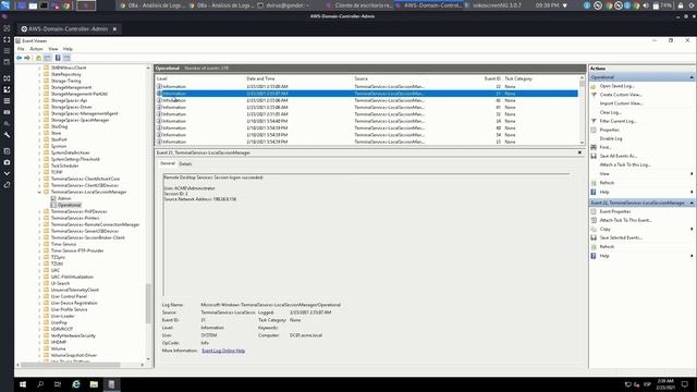DFIR - Análilsis de Logs de Windows Terminal Services смотреть онлайн