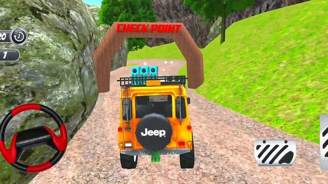 Offroad Muddy Jeep 4x4 Driving Simulator - 4x4 offroad Game - Android Gameplay смотреть онлайн