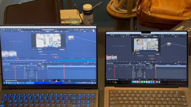 M3 Max vs RTX 4080m Laptop - Blender and Resolve RotoAI Tests + Object Tracking + Timeline смотреть онлайн