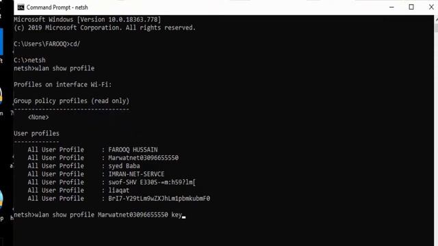 CMD : Show Wi-Fi Password | Windows 10/8/7/XP 100% Working смотреть онлайн