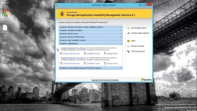 Symantec ApplicationHA 6.1 for Hyper V - Part 1 - Install within Hyper-V 2012 R2 смотреть онлайн