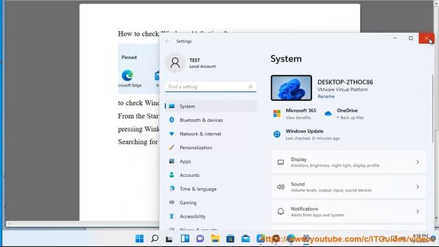 Check/Open Windows 11 Settings смотреть онлайн