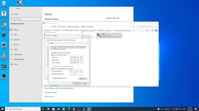 How to Set up Static IP on windows 10. смотреть онлайн