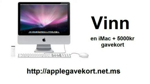 Vinn Apples iMac + 5000kr gavekort Norge Win Apple iMac смотреть онлайн