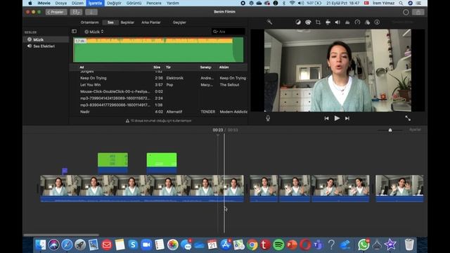 iMovie Nasıl Kullanılır ve Video Nasıl Editlenir? Yeşil Ekran, Müzik Ekleme, Yazı Ekleme vs. смотреть онлайн