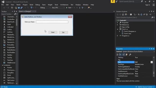 C# WinForms Visual Controls Part 1 смотреть онлайн