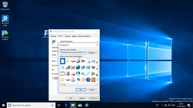 How to Create a 'Slide to Shut down' Shortcut in Windows 10 смотреть онлайн