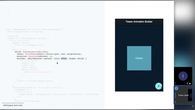 Animations with Flutter - Nish Tahir @ GDG Zagreb смотреть онлайн