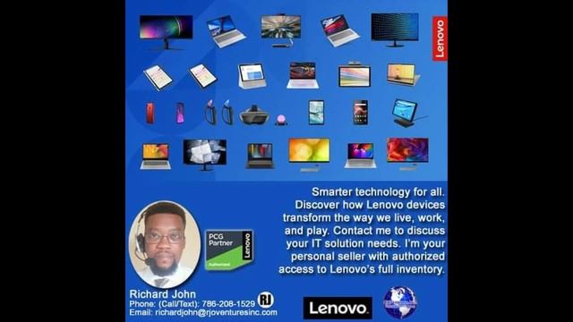 Smarter Technology! Lenovo Laptops, Tablets, Monitors, AR Games, Smart Displays [#RJOVenturesInc] смотреть онлайн