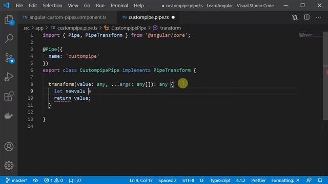 Angular Custom Pipe смотреть онлайн